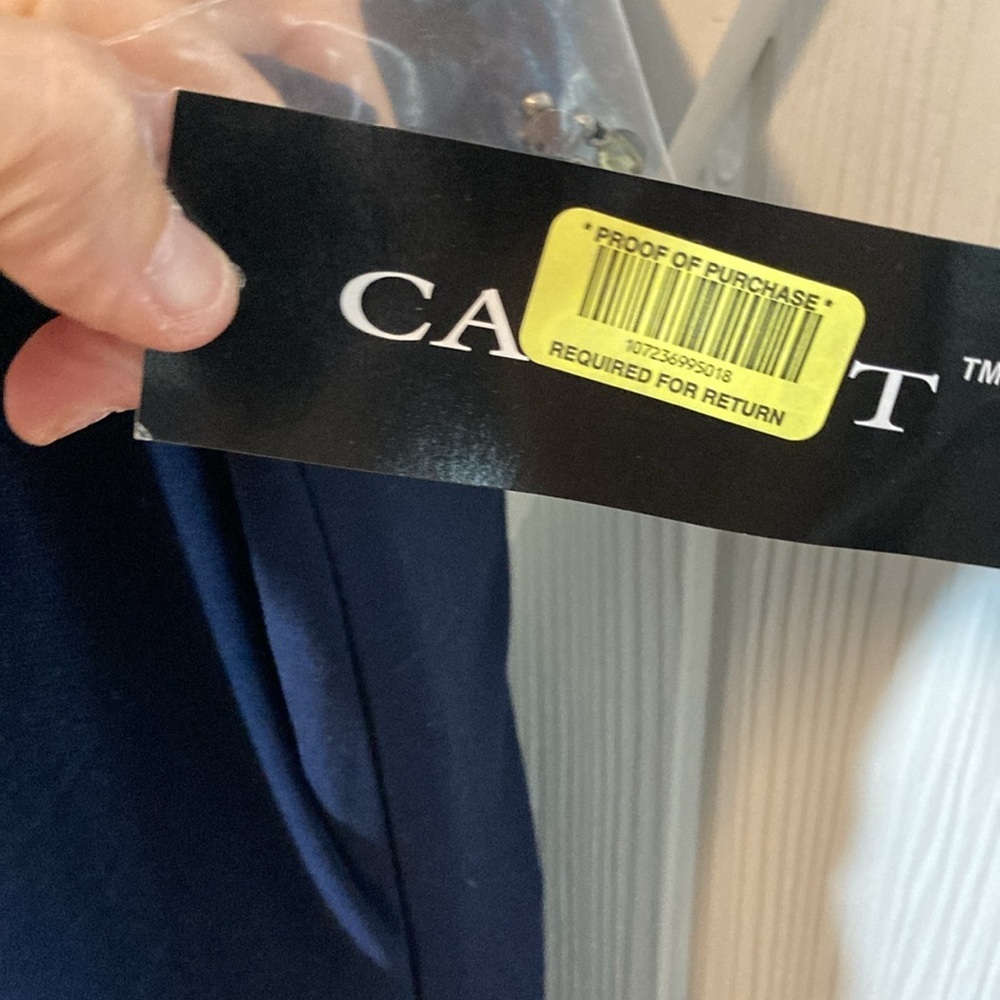 NWT Cachet Navy One Shoulder Gown Size 16 - Picture 5 of 10